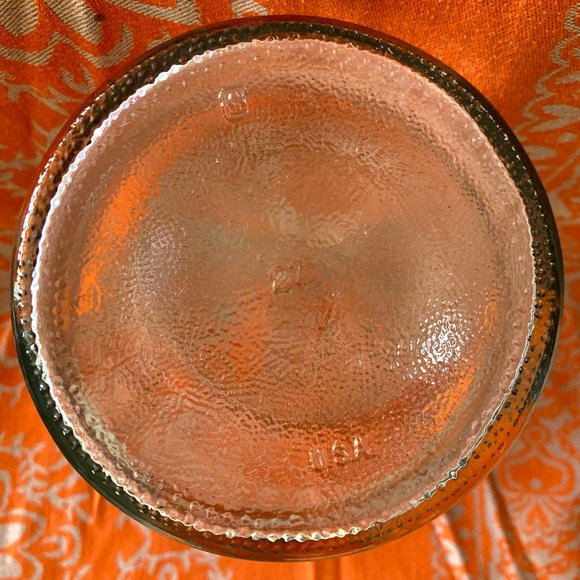 ANCHOR HOCKING —  Juice Carafe with Orange blossom - Picture 2 of 2